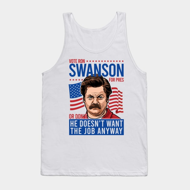 Vote For Ron Tank Top by CoDDesigns